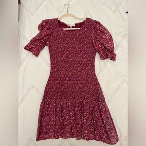 Love shack fancy pink mini dress